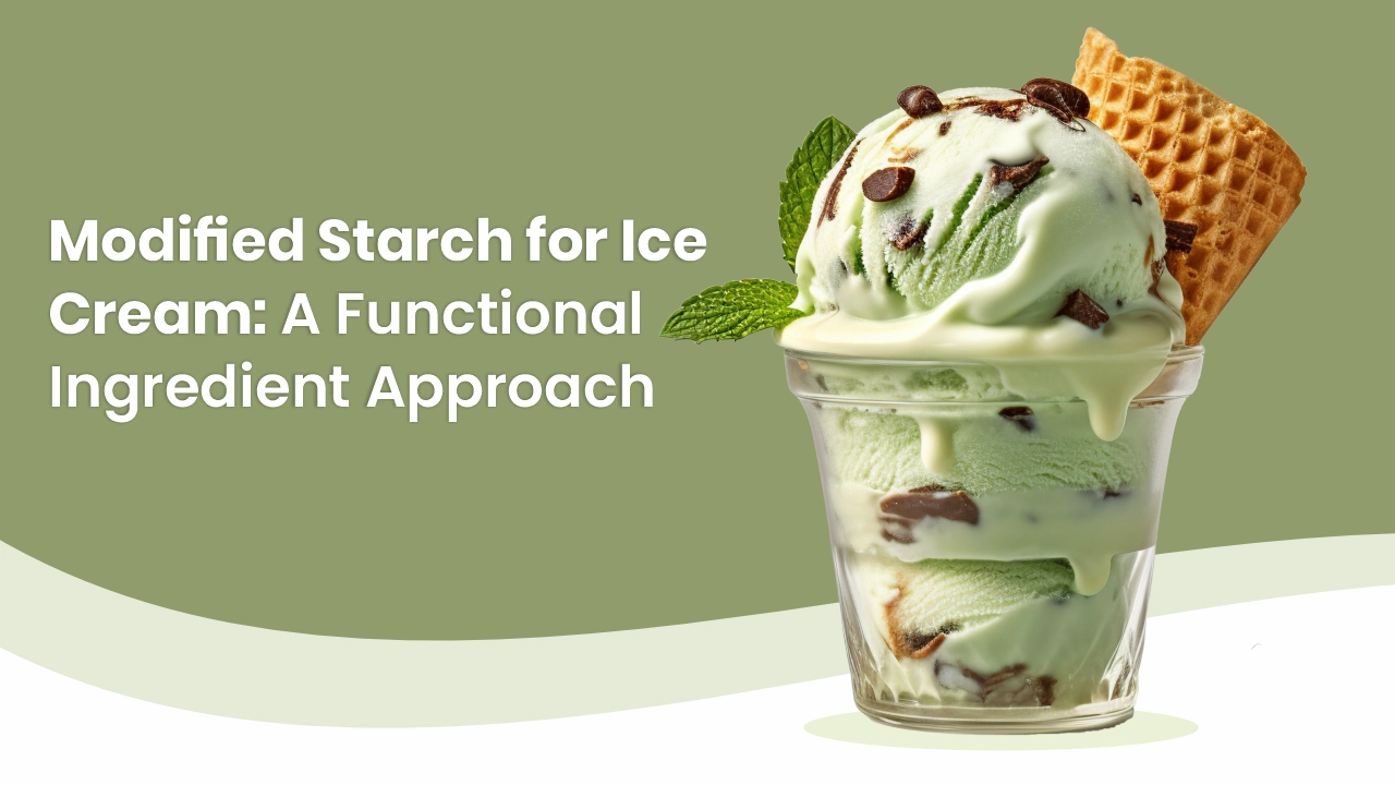 Modified starch for ice cream used to improve texture, creaminess, and shelf life in frozen desserts by Vinayak Ingredients