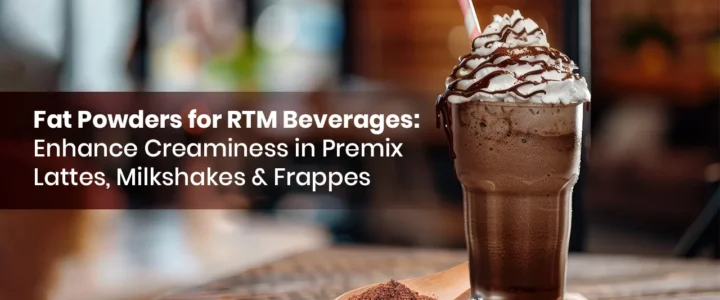 Vinayak Ingredients fat powders for RTM beverages in USA.