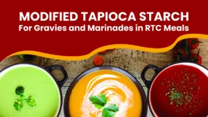HYDENSO modified tapioca starch for gravies, sauces, and marinades in ready meals for improved texture and stability